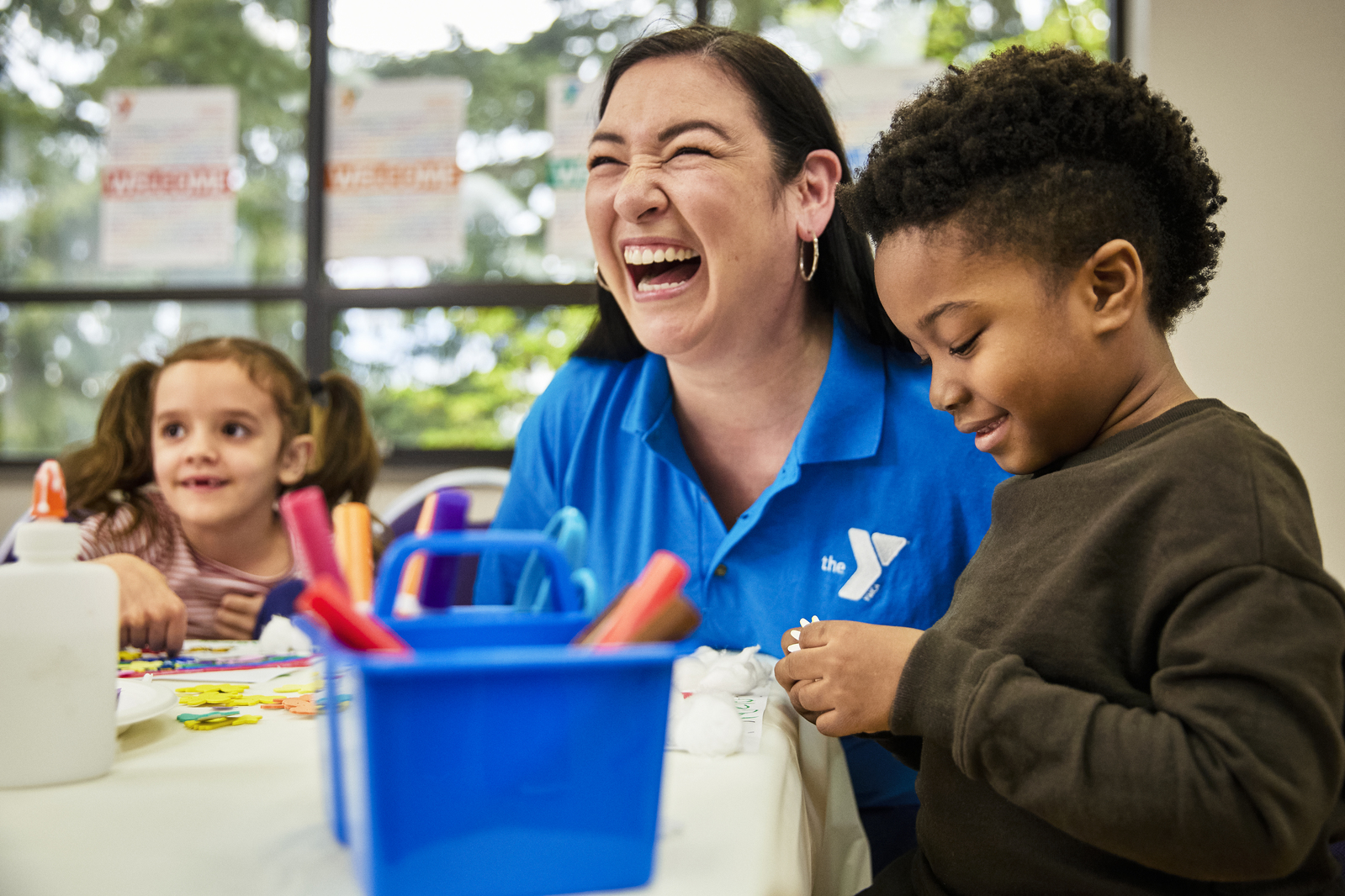 Y Staff with Child