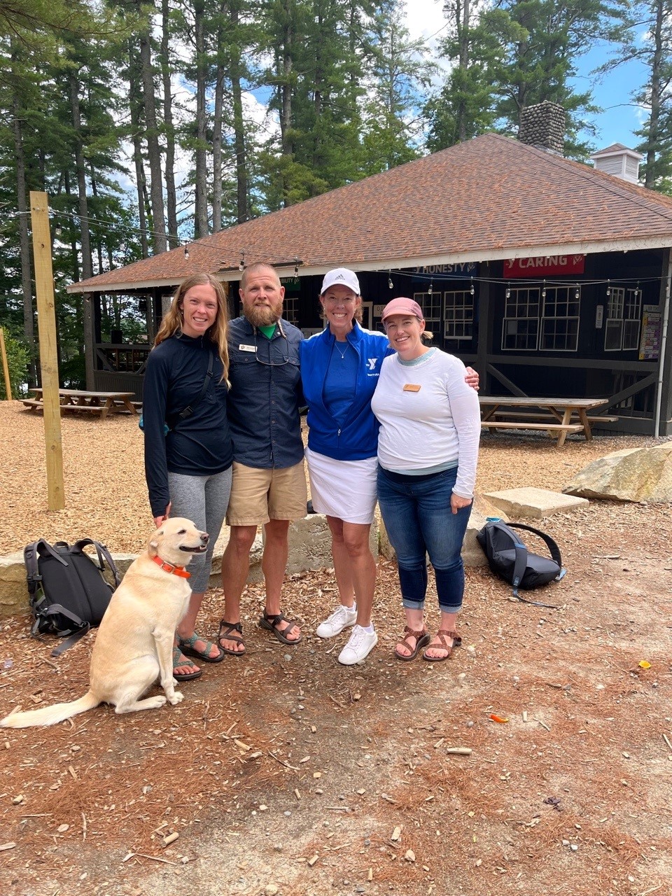 Suzanne McCormick at YMCA camp in Maine