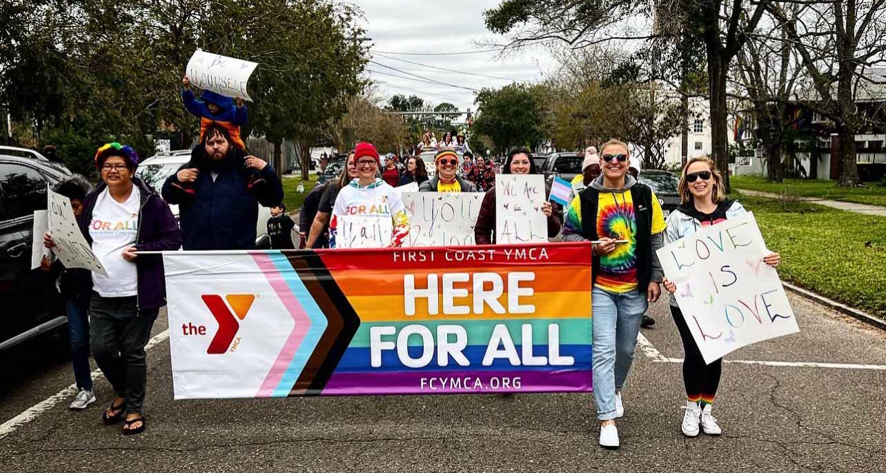 Florida YMCA at Pride event