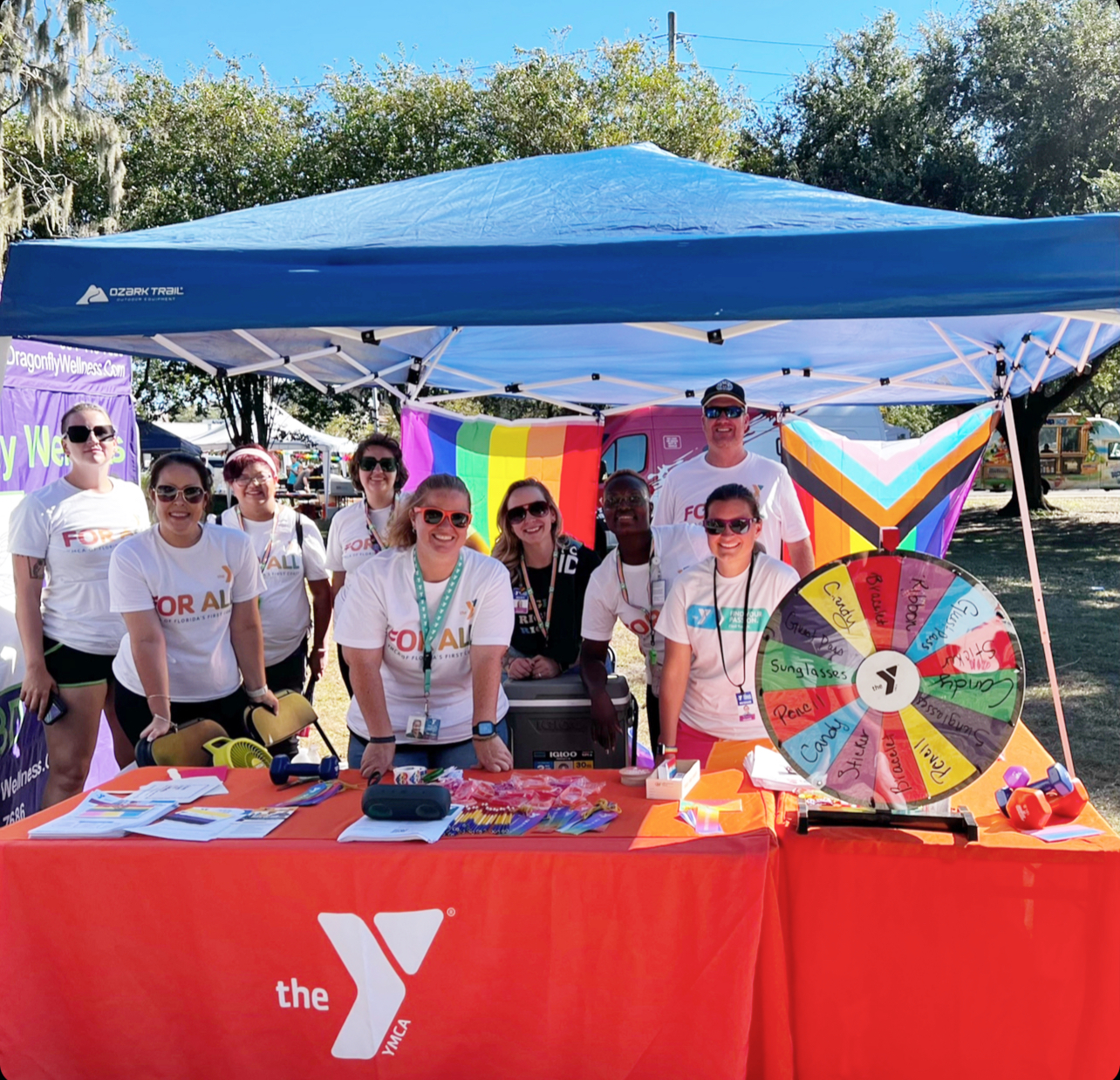 Florida YMCA at Pride event